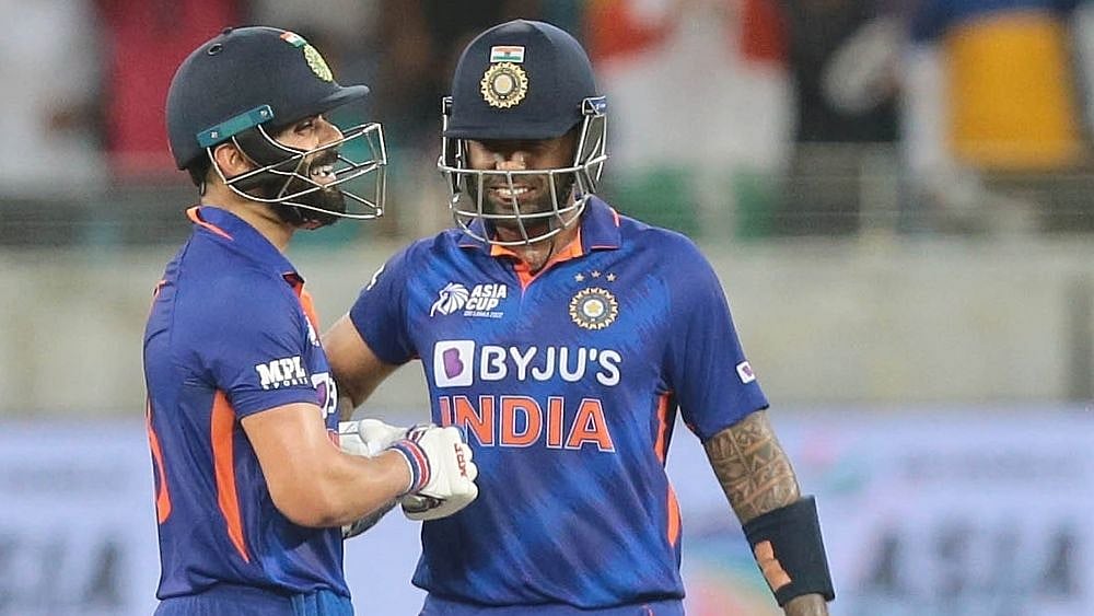 <div class="paragraphs"><p>Virat Kohli and Suryakumar Yadav played a key role in helping India post a daunting target against Hong Kong in the Asia Cup 2022 on Wednesday. </p></div>