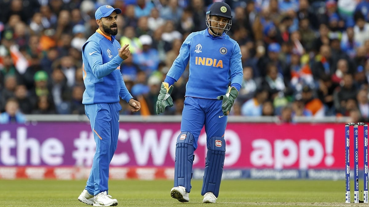 <div class="paragraphs"><p>Virat Kohli and MS Dhoni during India's 2019 World Cup campaign. </p></div>