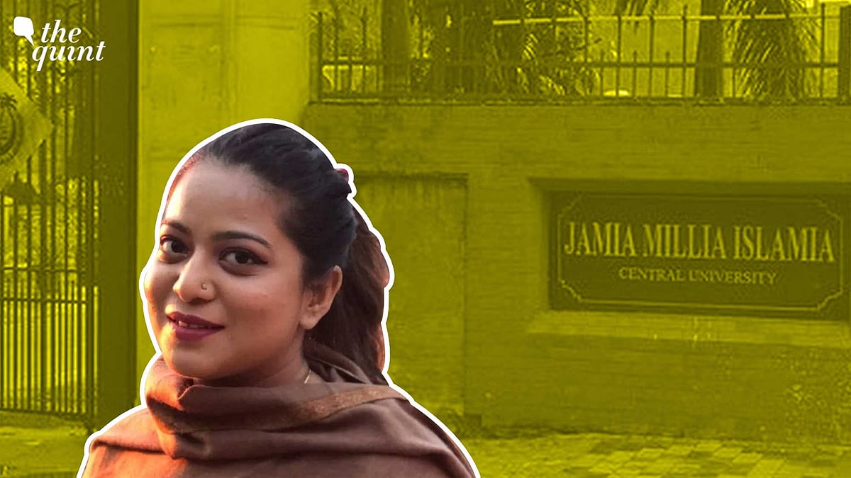<div class="paragraphs"><p>Safoora Zargar was banned from entering the university campus days after her M.Phil admission was cancelled.&nbsp;</p></div>