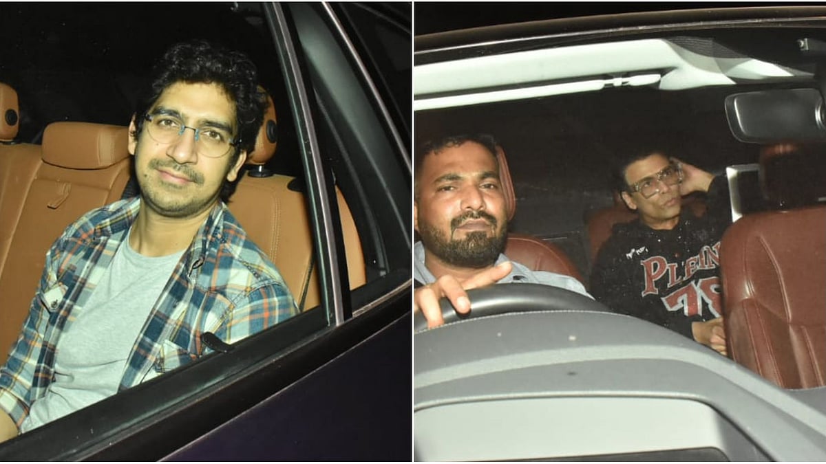 <div class="paragraphs"><p>Ayan Mukerji and Karan Johar arrive at Ranbir's birthday bash.</p></div>