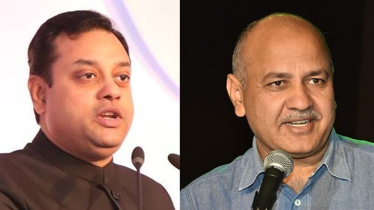 <div class="paragraphs"><p>Sambit Patra (left) and Manish Sisodia. </p></div>
