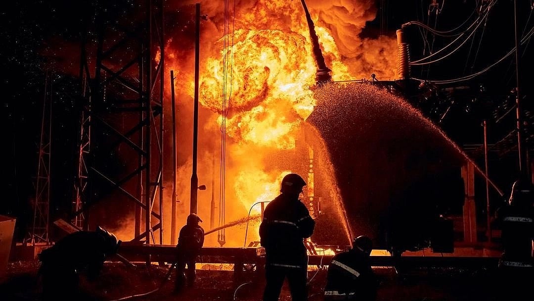 <div class="paragraphs"><p>The Kharkiv heat power plant after the Russian strikes.&nbsp;</p></div>