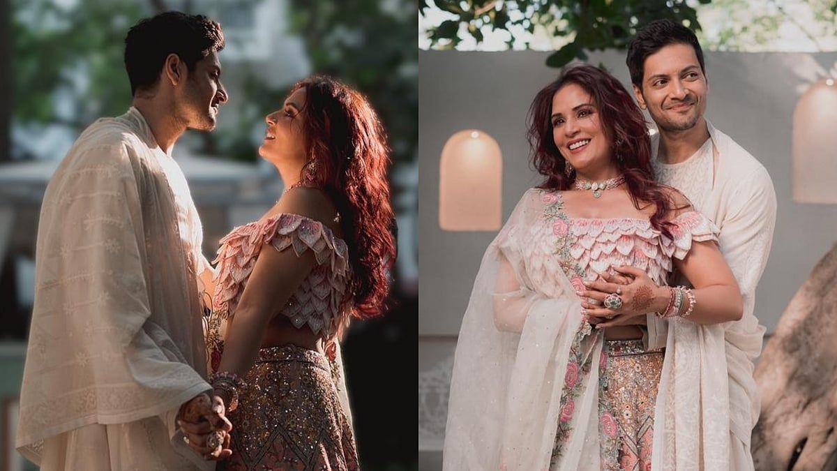 <div class="paragraphs"><p>Richa Chadha shares first set of wedding celebration pictures with Ali Fazal.</p></div>