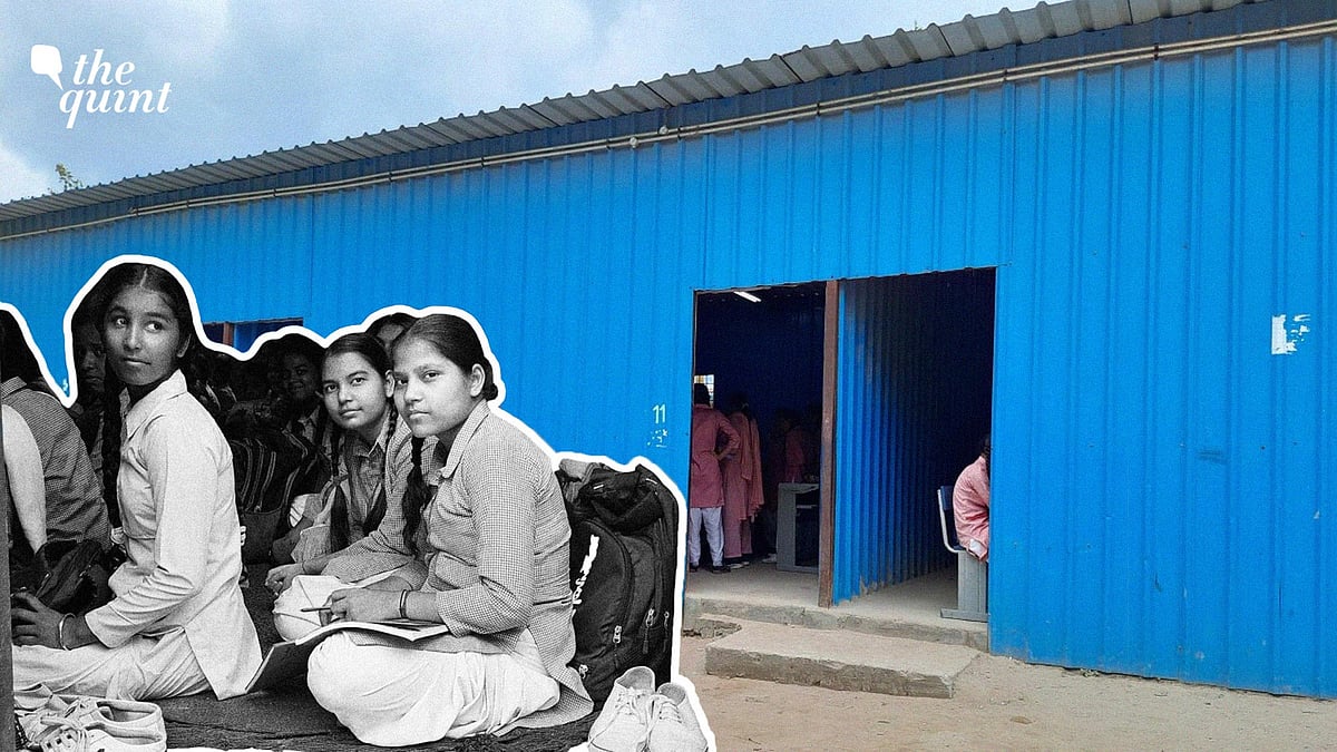 <div class="paragraphs"><p>There are around 20 portacabins in the school, with around 60 students each. </p></div>