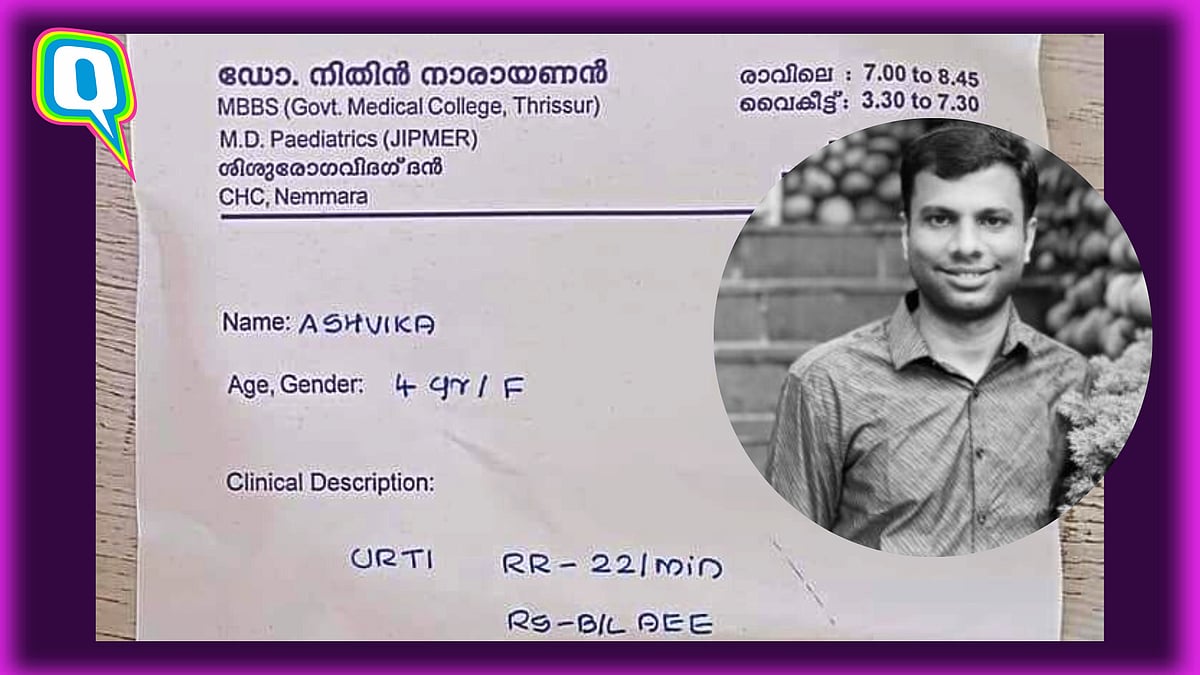 <div class="paragraphs"><p>Dr Nithin Narayanan, a doctor from Kerala, has gone viral for having neat handwriting. </p></div>