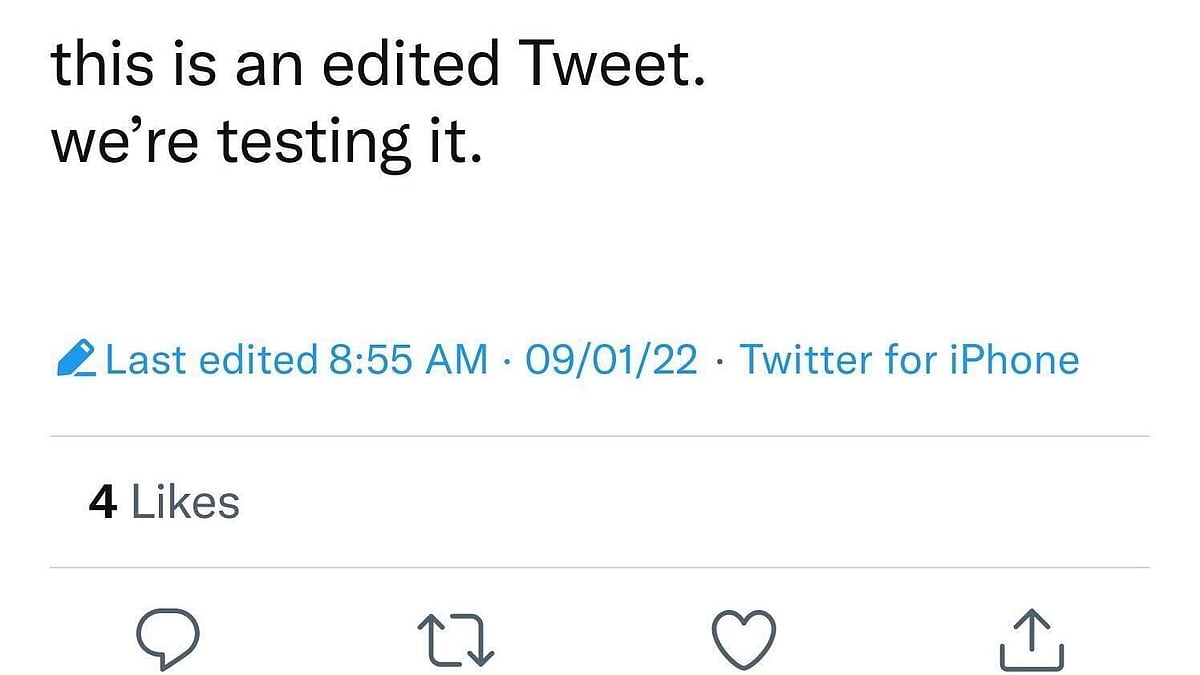 <div class="paragraphs"><p>Twitter introduced the 'Edit Tweet' feature on Thursday, 1 September.</p></div>