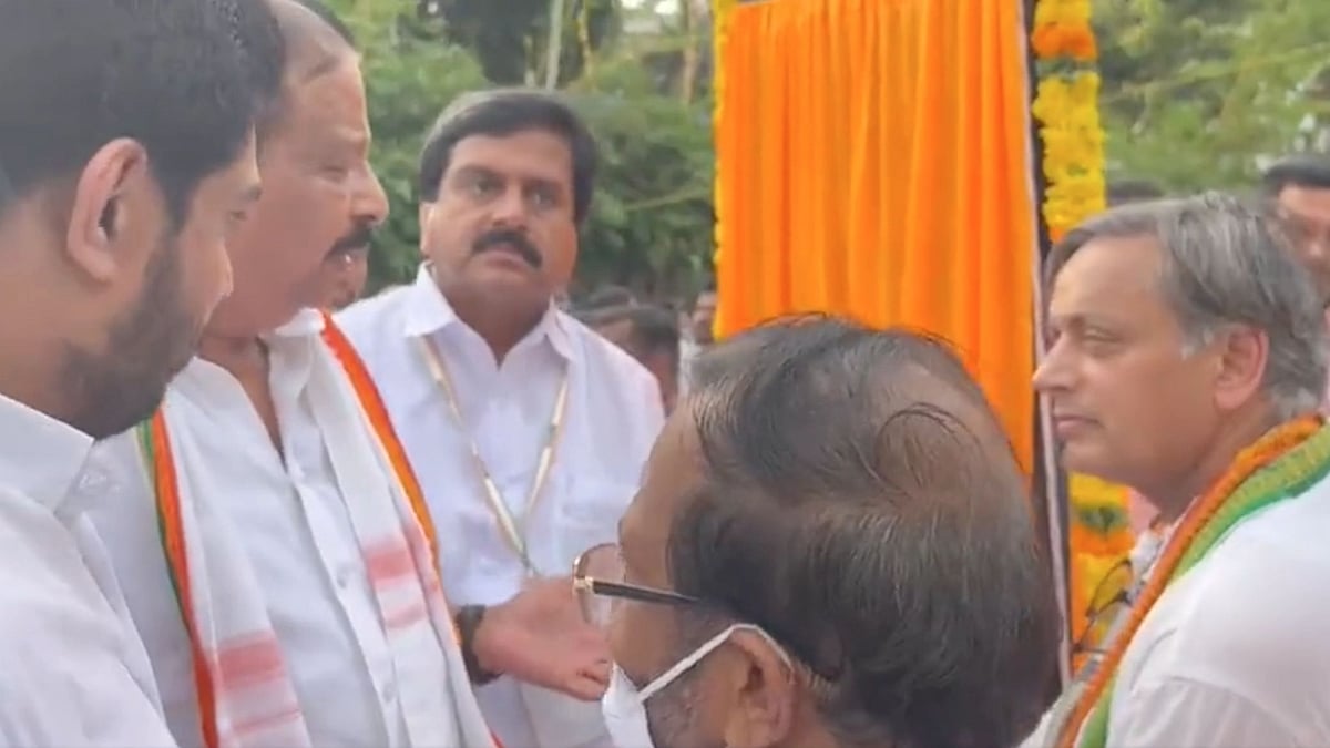 <div class="paragraphs"><p> The event was held at NIMS, Neyyattinkara, to unveil a memorial for two veteran freedom fighters of Kerala.</p></div>