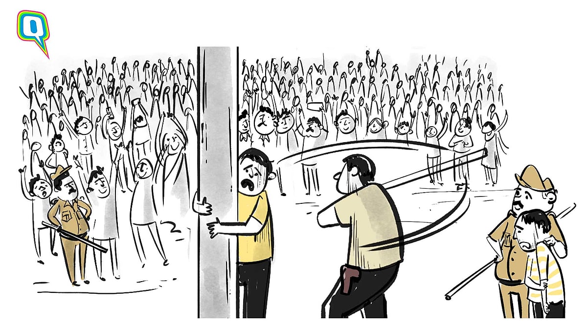 <div class="paragraphs"><p>In Gujarat's Kheda, when police publicly thrashed nine Muslim men in a brazenly illegal and unconstitutional act, what was also getting thrashed was the rule of law. Beaten black and blue.</p></div>