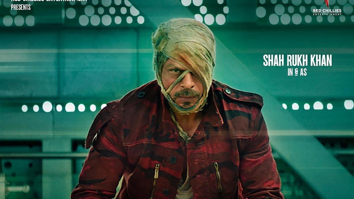 <div class="paragraphs"><p>Shah Rukh Khan in a poster from <em>Jawan.</em></p></div>