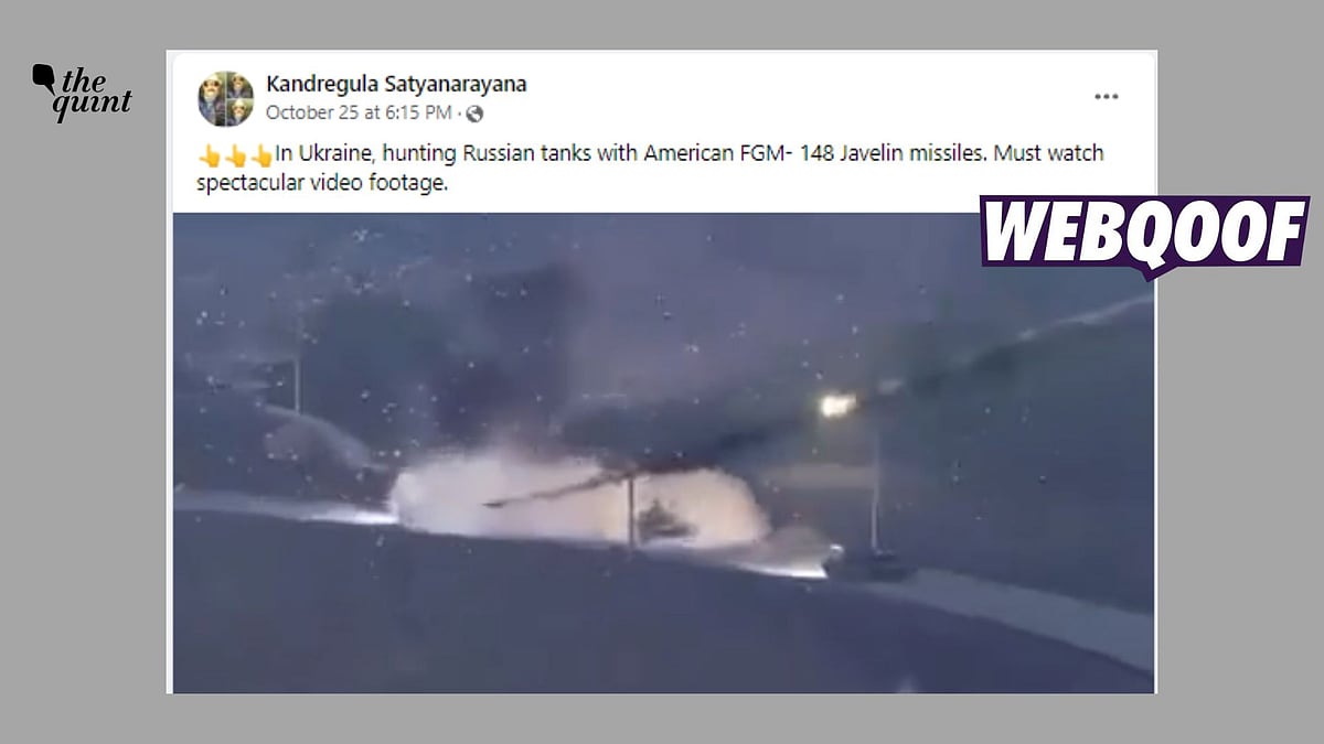 <div class="paragraphs"><p>Fact Check | The claim suggests that the clip shows Ukrainians attacking Russian attacks. </p></div>