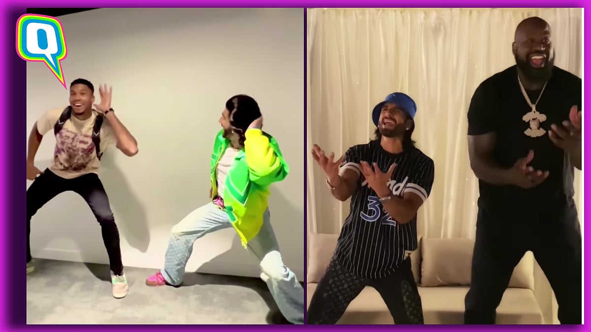 <div class="paragraphs"><p>Ranveer Singh recently shook a leg with NBA stars Shaq O'Neal and Giannis on Bollywood songs.&nbsp;</p></div>