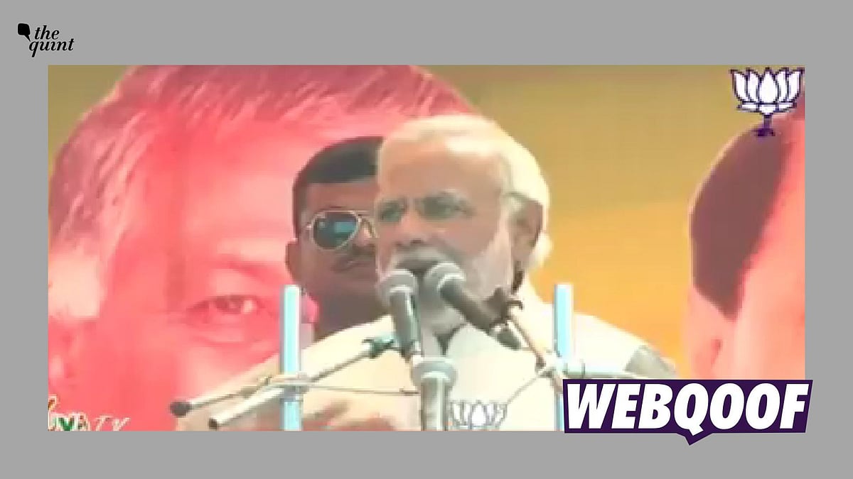 <div class="paragraphs"><p>The claim suggests that PM Modi said his party is dividing and ruling the country.</p></div>
