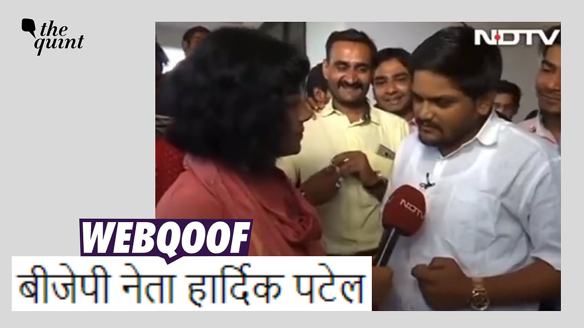 <div class="paragraphs"><p>Fact-check: This is an old interview of Hardik Patel from 2016.</p></div>