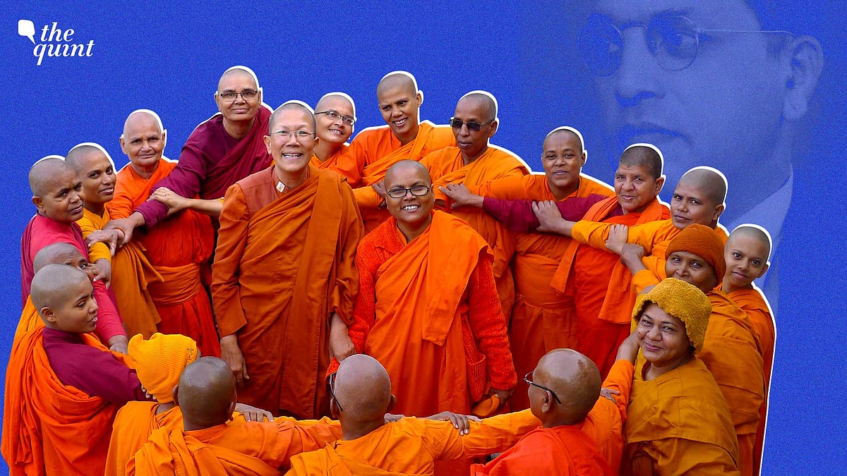 <div class="paragraphs"><p>Bhante Suniti and Bhante Vijaya Maitriya have set up a photo exhibition at Deekshabhoomi to showcase the life and work of bhikkhunis from across Maharashtra.</p></div>