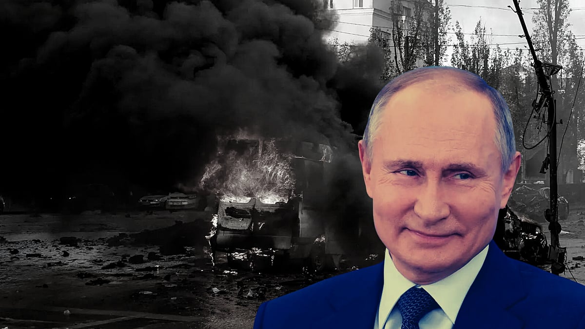 <div class="paragraphs"><p>The Ukrainian capital city of Kyiv was targeted by Russian President Vladimir Putin’s retaliatory action for the 'attack' on Crimean Bridge.</p></div>