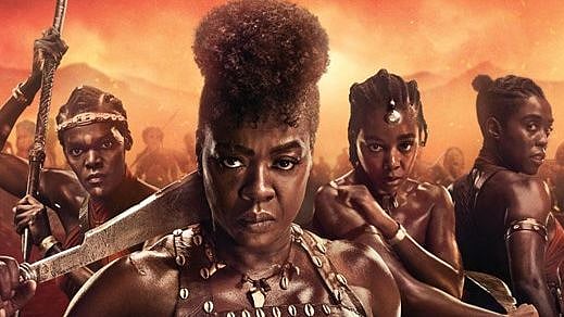 <div class="paragraphs"><p>The poster for<em> The Woman King,</em> starring Viola Davis.&nbsp;</p></div>