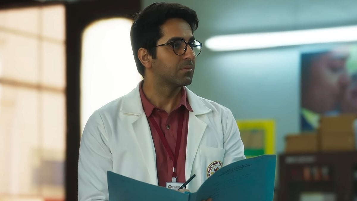 <div class="paragraphs"><p>Ayushmann Khurrana in a still from 'Doctor G'.</p></div>
