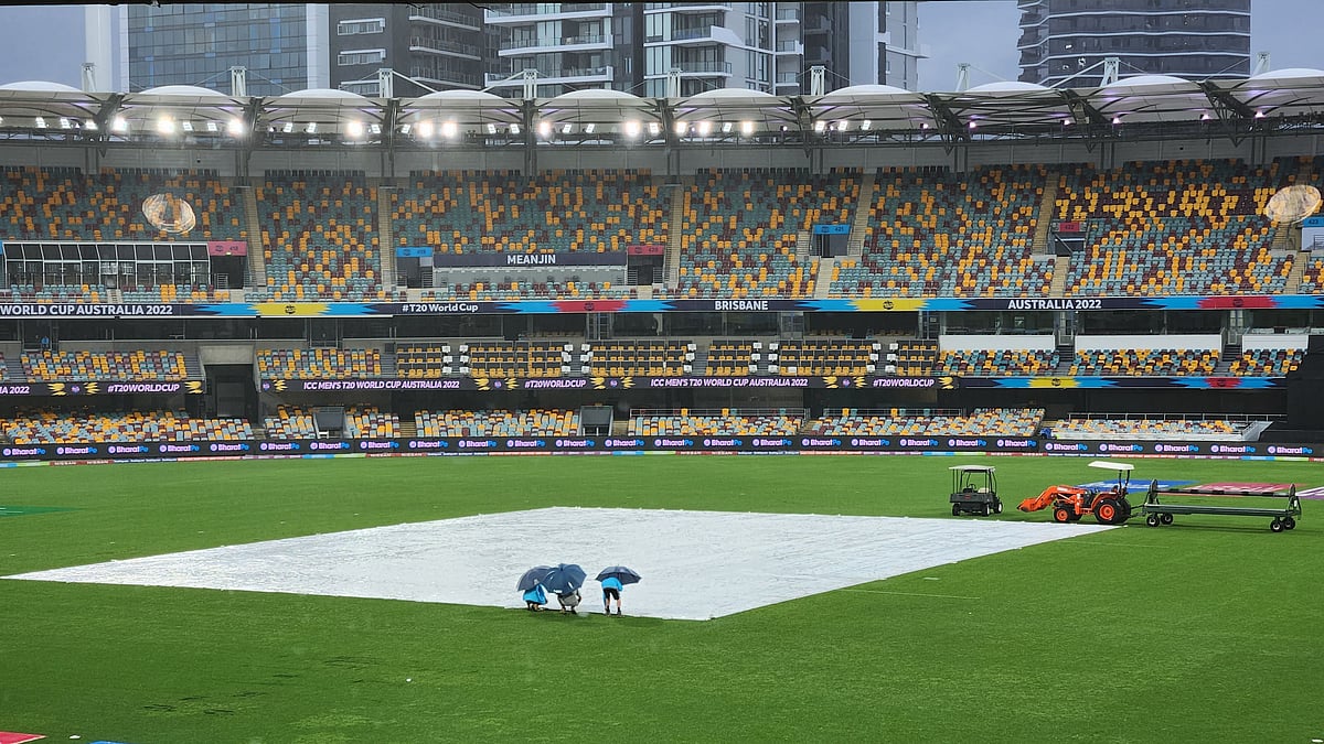 <div class="paragraphs"><p>The India-New Zealand World Cup warm-up match was abandoned on Thursday due to rain.&nbsp;</p></div>