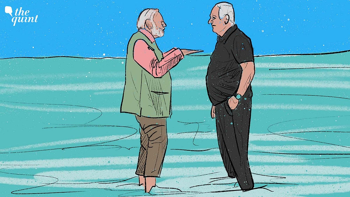 <div class="paragraphs"><p>A sketch of Narendra Modi and Benjamin Netanyahu.&nbsp;</p></div>