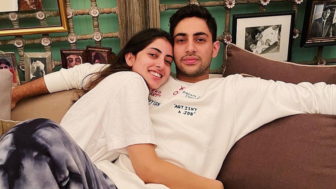 <div class="paragraphs"><p>Navya Nanda with her brother Agastya Nanda.</p></div>