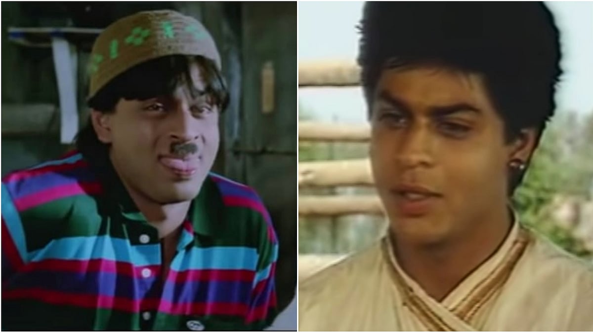 <div class="paragraphs"><p>Shah Rukh Khan in stills from <em>Dushman Duniya Ka</em> and <em>Mahaan Karz</em>.</p></div>