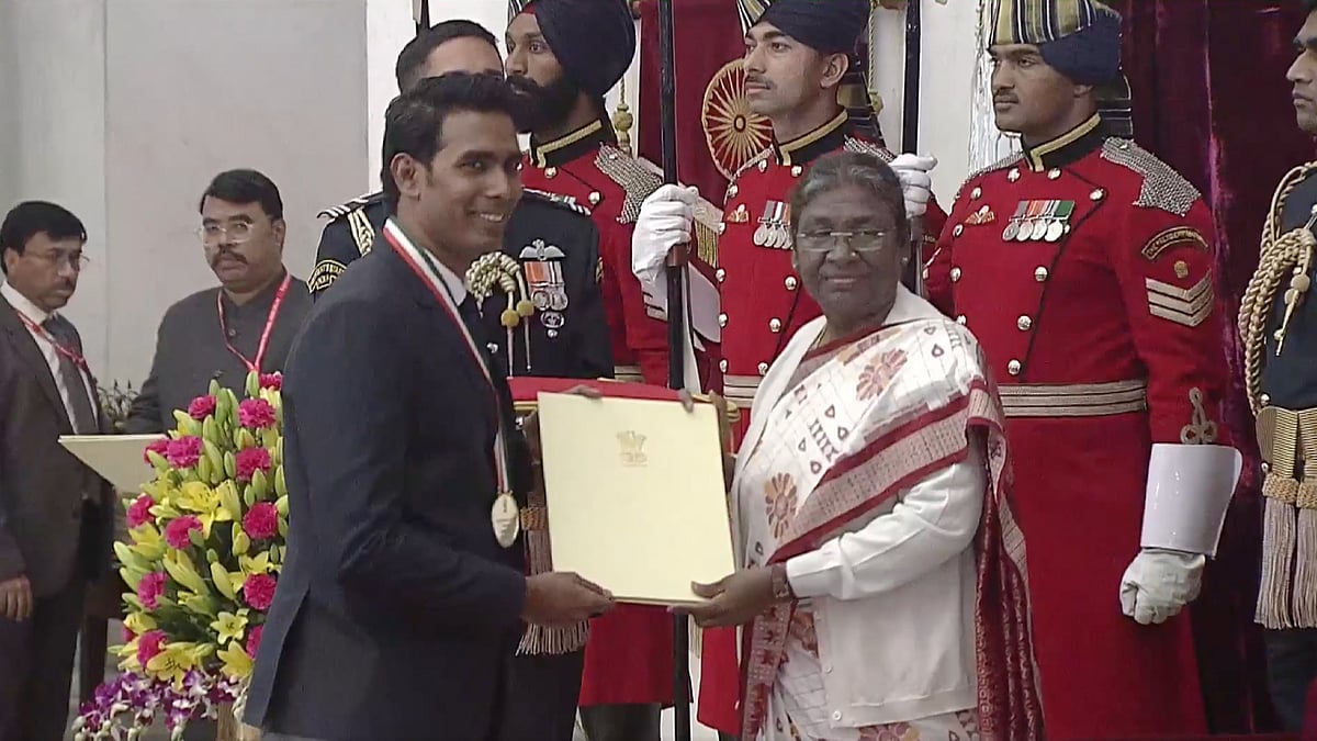 <div class="paragraphs"><p>Sharath Kamal has been conferred the Khel Ratna award for 2022.</p></div>