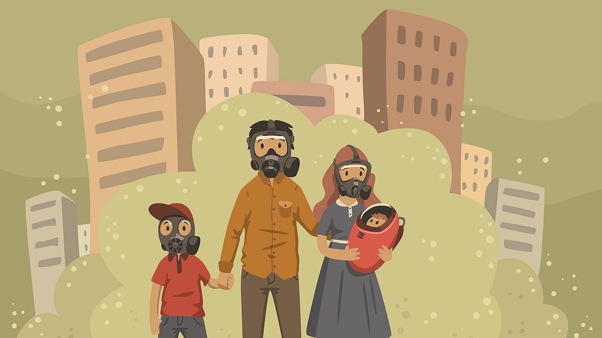 <div class="paragraphs"><p>80 percent of participants said that, due to pollution, at least one person in their family was struggling with health issues. </p></div>