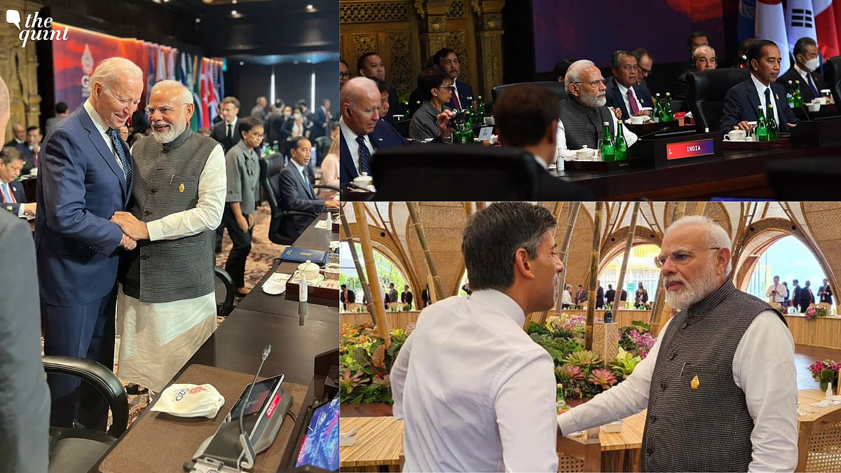 <div class="paragraphs"><p><a href="https://www.thequint.com/news/world/g20-narendra-modi-bali-what-is-on-the-agenda-why-does-india-care">Prime Minister Narendra Modi</a> is on a three-day visit to Bali, Indonesia on account of the <a href="https://www.thequint.com/news/world/g20-narendra-modi-bali-what-is-on-the-agenda-why-does-india-care">G20 summit</a>.</p></div>