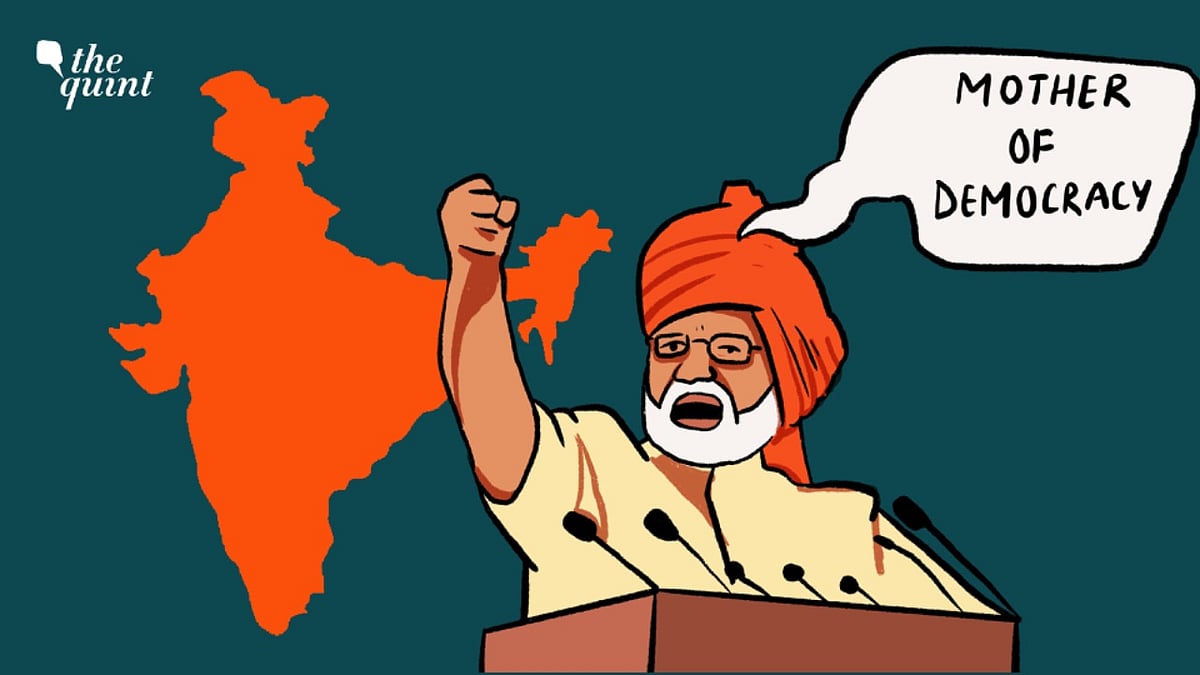 <div class="paragraphs"><p>When Narendra Modi spoke about India as the 'mother of democracy' on Constitution Day, it was not the first time. </p></div>