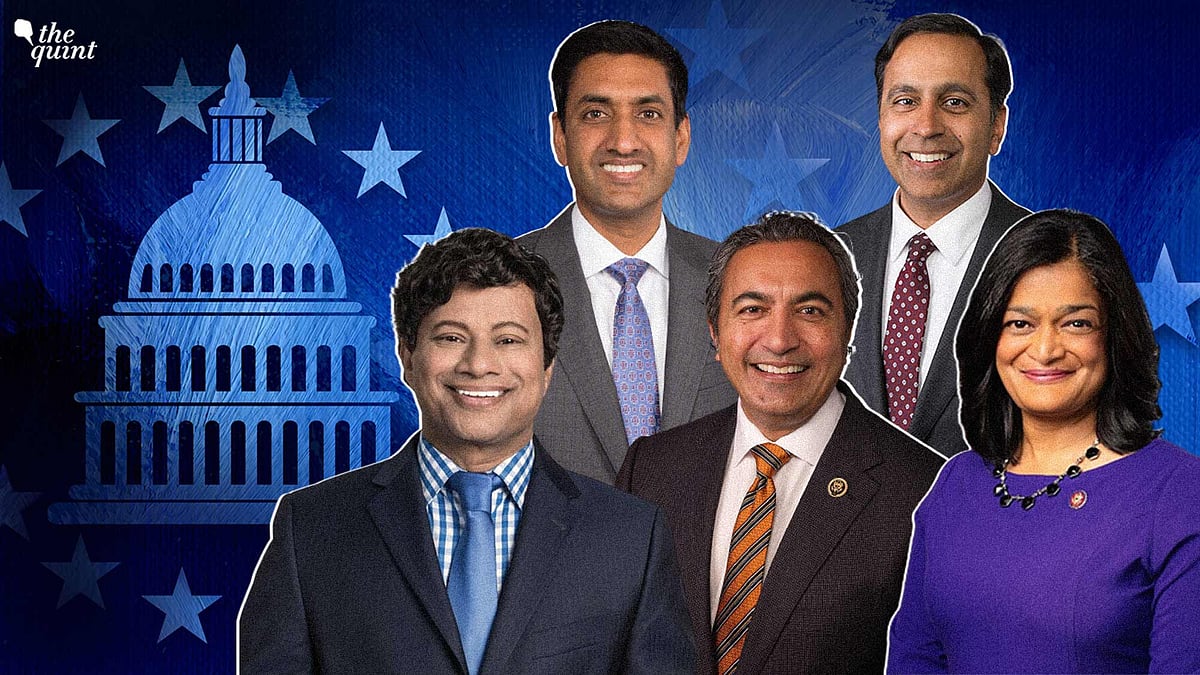 <div class="paragraphs"><p>Clockwise: Ro Khanna, Raja Krishnamoorthi, Pramila Jayapal, Ami Bera, and Shri Thanedar.&nbsp;</p></div>