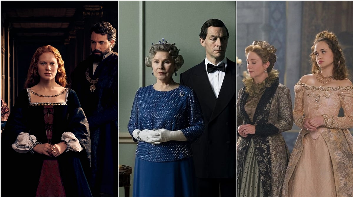 <div class="paragraphs"><p>Stills from <em>Becoming Elizabeth, The Crown,</em> and <em>Reign</em></p></div>