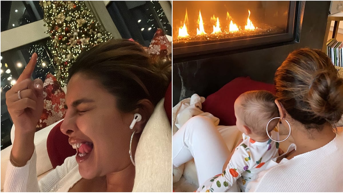 <div class="paragraphs"><p>Priyanka Chopra and daughter Malti Marie are in the Christmas spirit.</p></div>