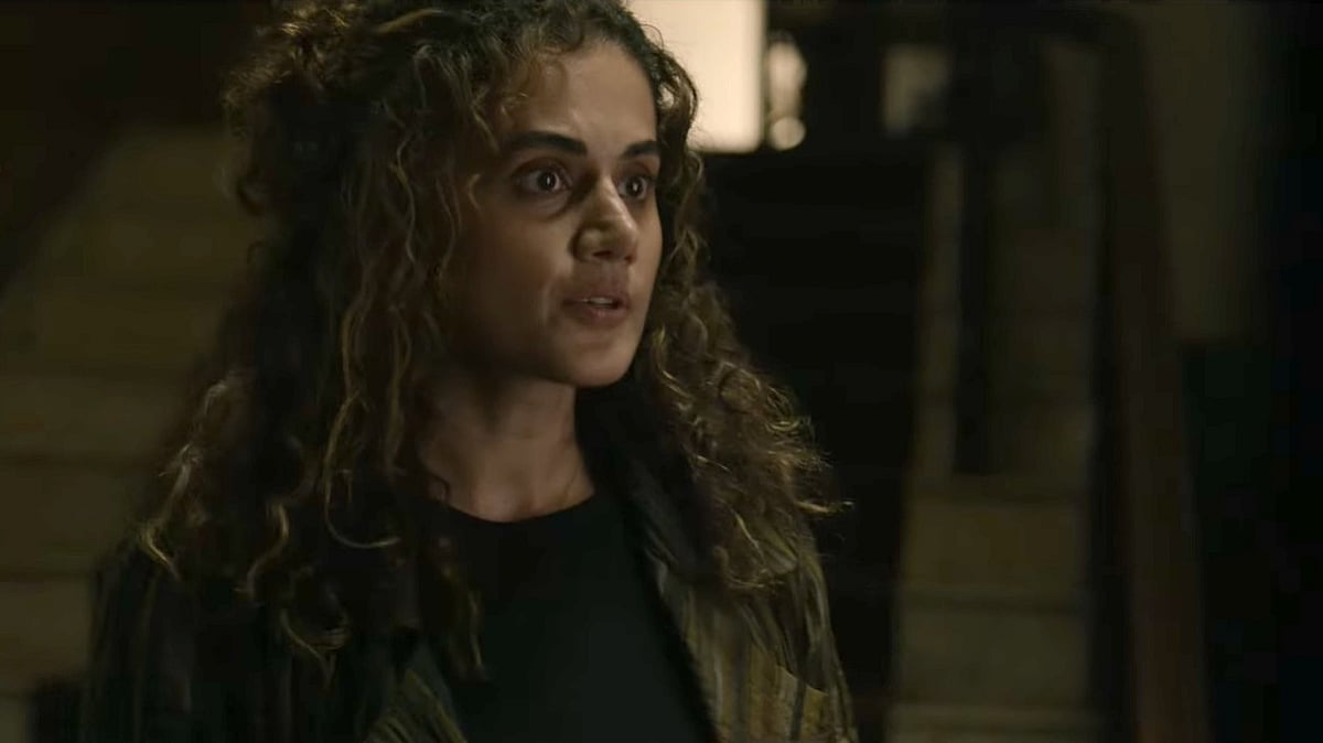 <div class="paragraphs"><p>Taapsee Pannu in a still from<em> Blurr.</em></p></div>