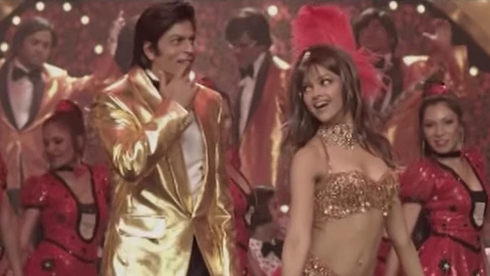 <div class="paragraphs"><p>Shah Rukh Khan and Deepika Padukone shooting for <em>Om Shanti Om</em>.</p></div>