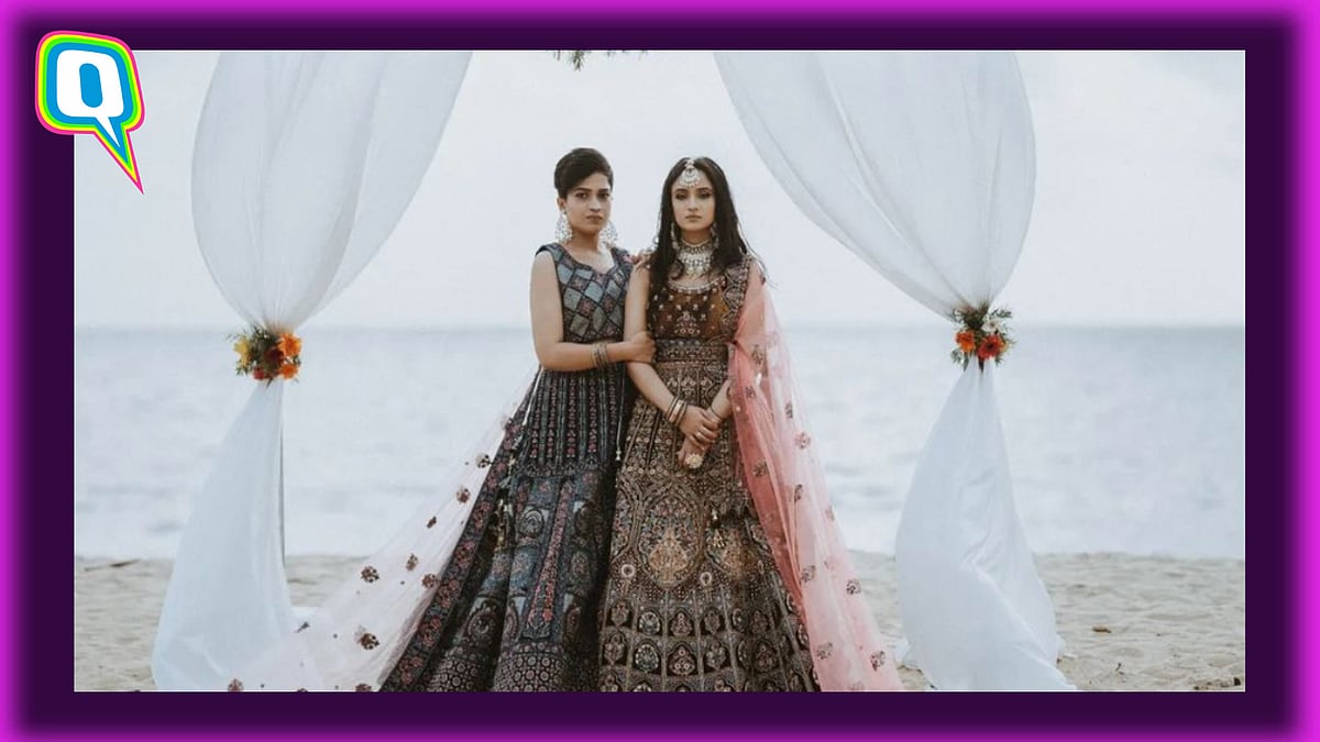 <div class="paragraphs"><p>Picture from Adhila and Fathima's viral photoshoot</p></div>