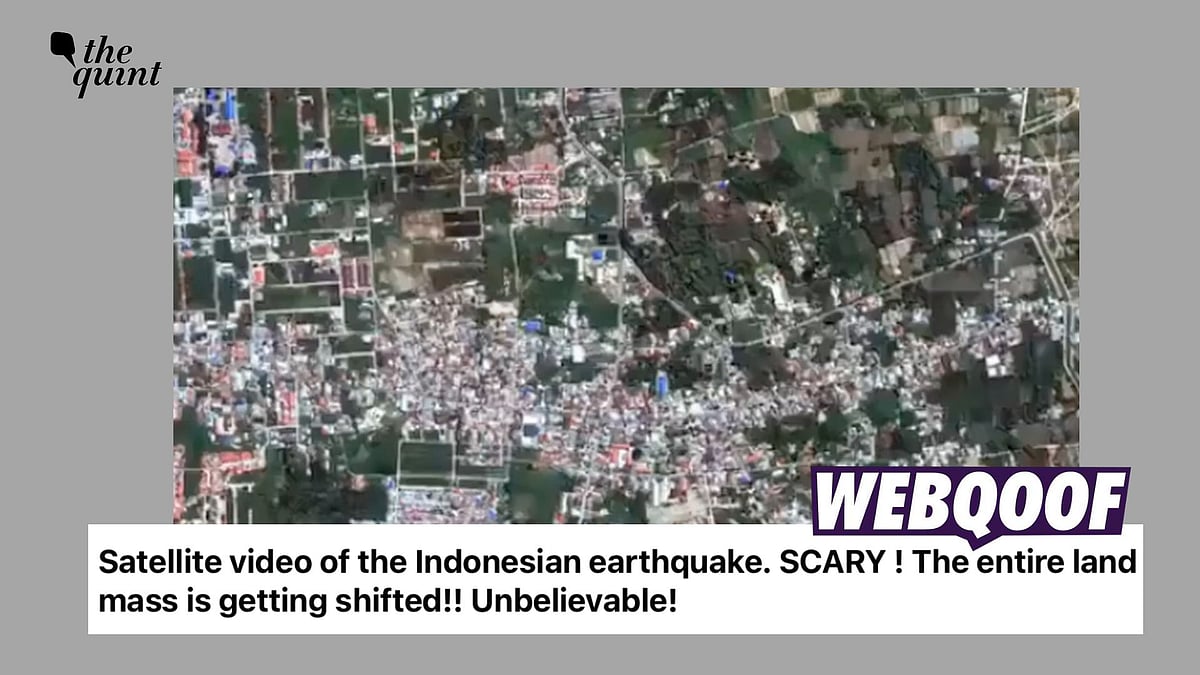 <div class="paragraphs"><p>The time-lapse is from 2018 and shows a change in the landscape after an earthquake triggered tsunami in the country.</p></div>