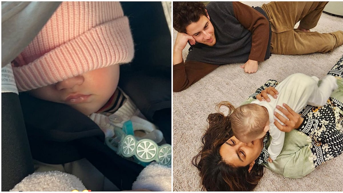 <div class="paragraphs"><p>Priyanka Chopra reveals her daughter Malti Marie's face partially.</p></div>
