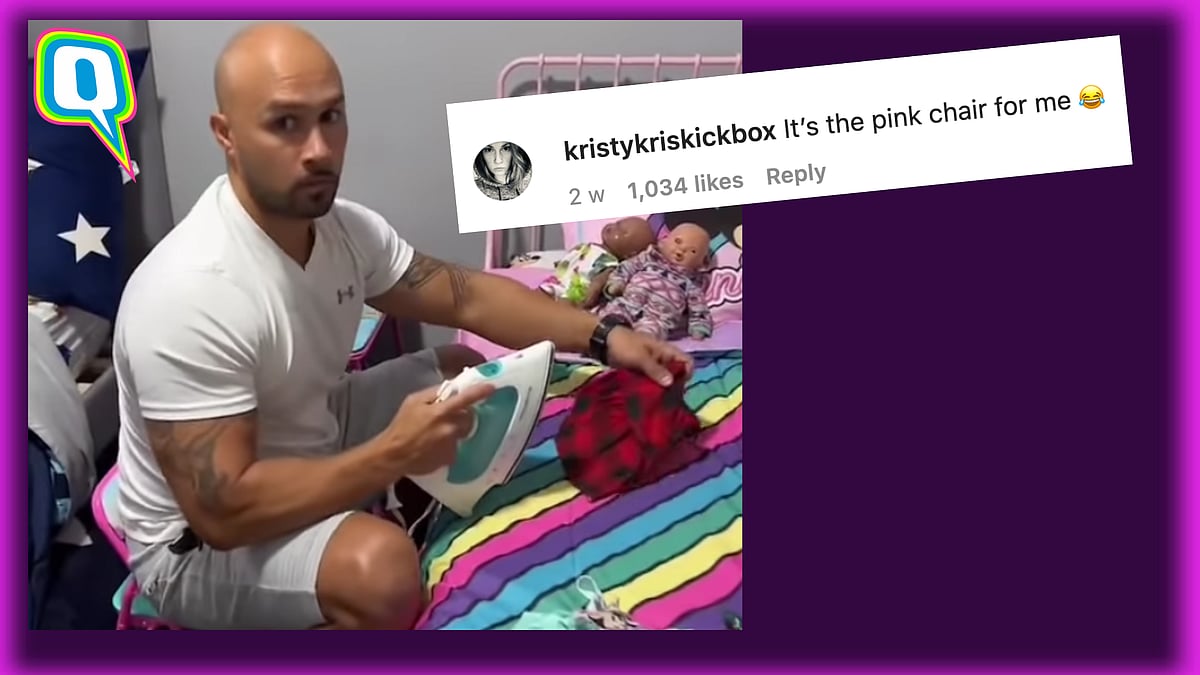 <div class="paragraphs"><p>This adorable video of father ironing clothes of his daughter's dolls is going viral.</p></div>