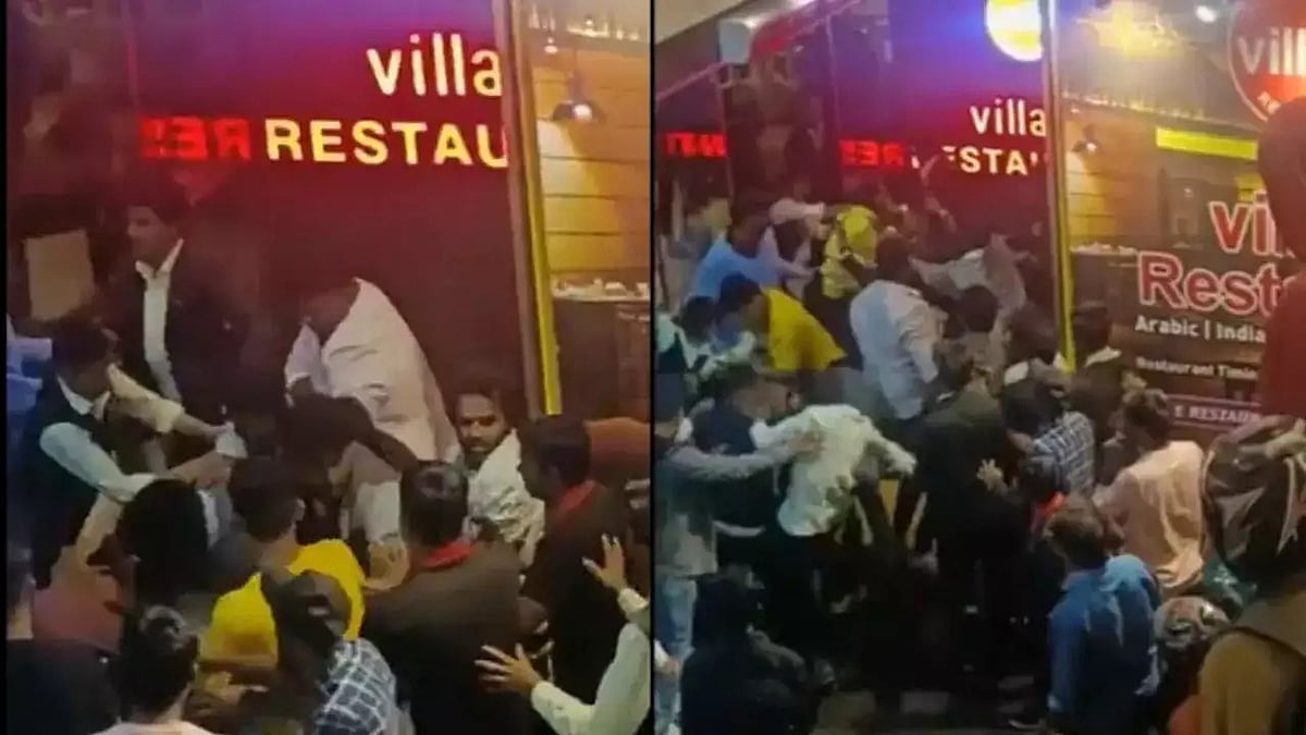 <div class="paragraphs"><p>Caught on camera: Brawl at an eatery in Bengaluru's Electronic City on 20 November, 2022. </p></div>