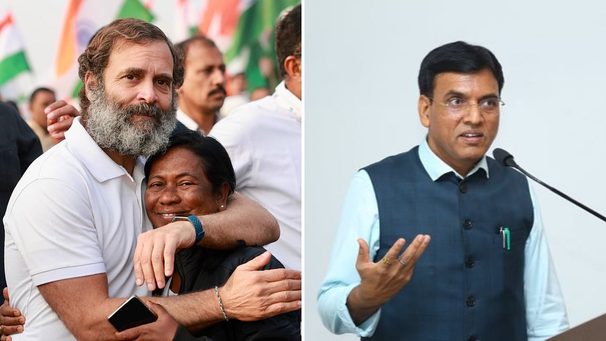 <div class="paragraphs"><p>Congress leader Rahul Gandhi and Union Health Minister Mansukh Mandaviya. </p></div>