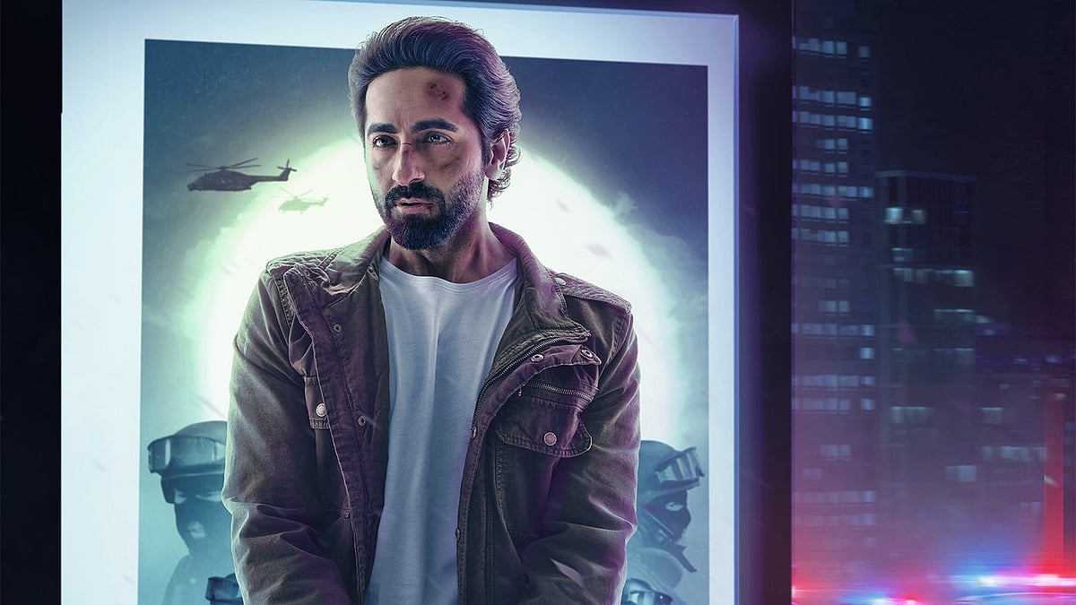 <div class="paragraphs"><p>Ayushmann Khurrana in the poster for<em> An Action Hero.</em></p></div>