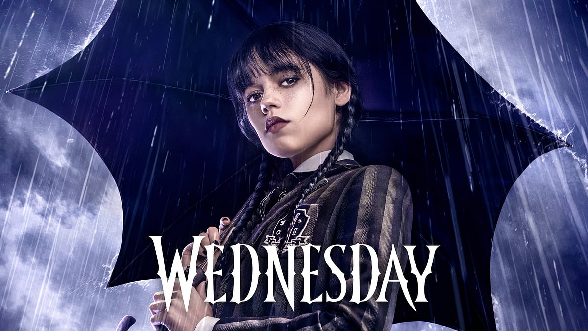<div class="paragraphs"><p>A poster of Netflix's show <em>Wednesday</em>.</p></div>