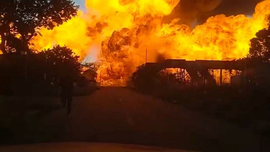 <div class="paragraphs"><p>At least 40 people were also injured in the explosion, which took place after the tanker got stuck underneath a bridge in close proximity to a hospital and several houses.</p></div>