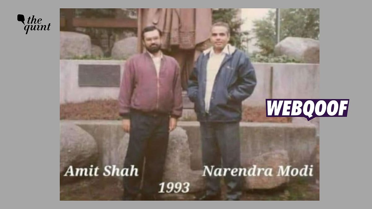 <div class="paragraphs"><p>Fact-check |A picture of PM Modi standing with another person is being falsely shared as him standing with Union Minister Amit Shah. </p></div>