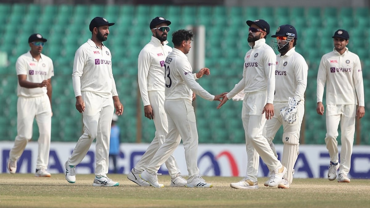 <div class="paragraphs"><p>India vs Bangladesh, 1st Test: India defeated Bangladesh by 188 runs.</p></div>