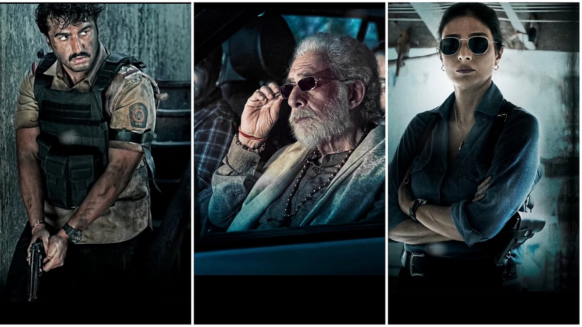 <div class="paragraphs"><p>First look of Arjun Kapoor, Naseeruddin Shah, and Tabu from<em> Kuttey.</em></p></div>