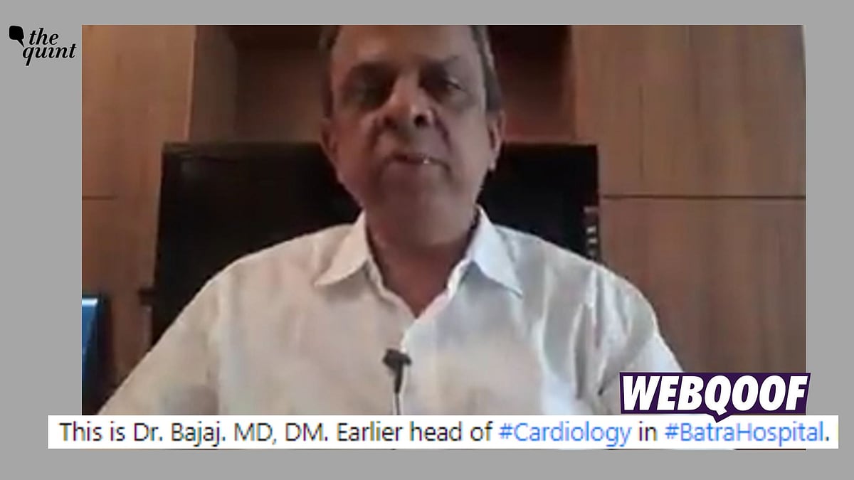 <div class="paragraphs"><p>Fact-Check | The person in the video teaching exercises is not Dr Batra.</p></div>