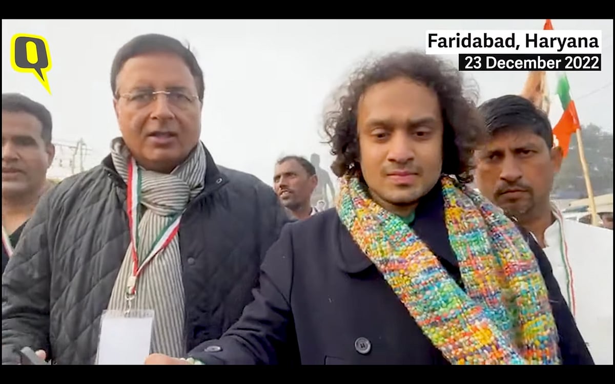 <div class="paragraphs"><p>As Rahul Gandhi-led Bharat Jodo Yatra traverses through Haryana on its 107th day, before it enters national capital Delhi on Saturday, 24 December, The Quint caught up with senior Congress leader Randeep Singh Surjewala.</p></div>