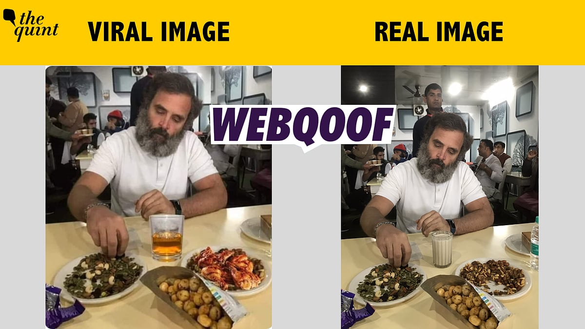 <div class="paragraphs"><p>Fact-Check: The image showing Rahul Gandhi having alcohol is edited.</p></div>