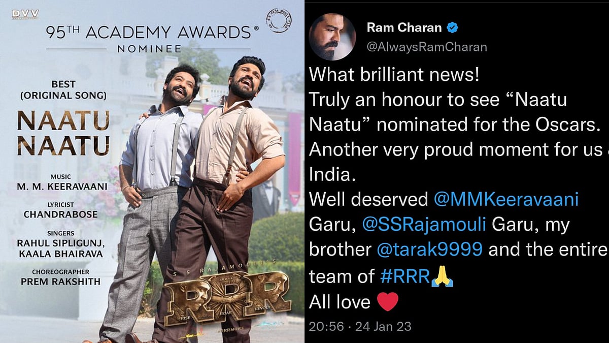<div class="paragraphs"><p>Ram Charan, Arjun Kapoor, Chiranjeevi, Others React To RRR's Oscar Nomination</p></div>